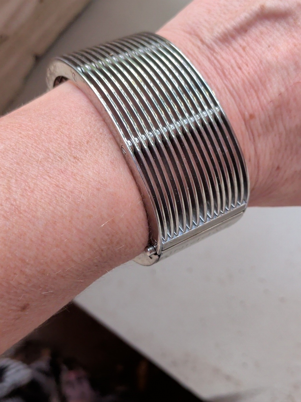 Zoppini Silver Tone Metal Bracelet